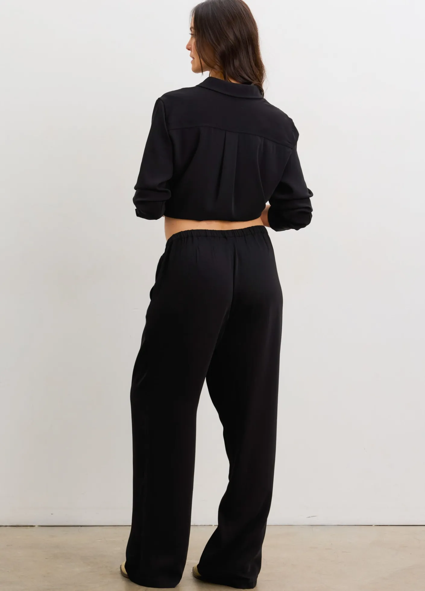 The Celeste Drapey Pull On Pant