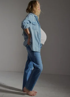 The Denim Maternity Shirt
