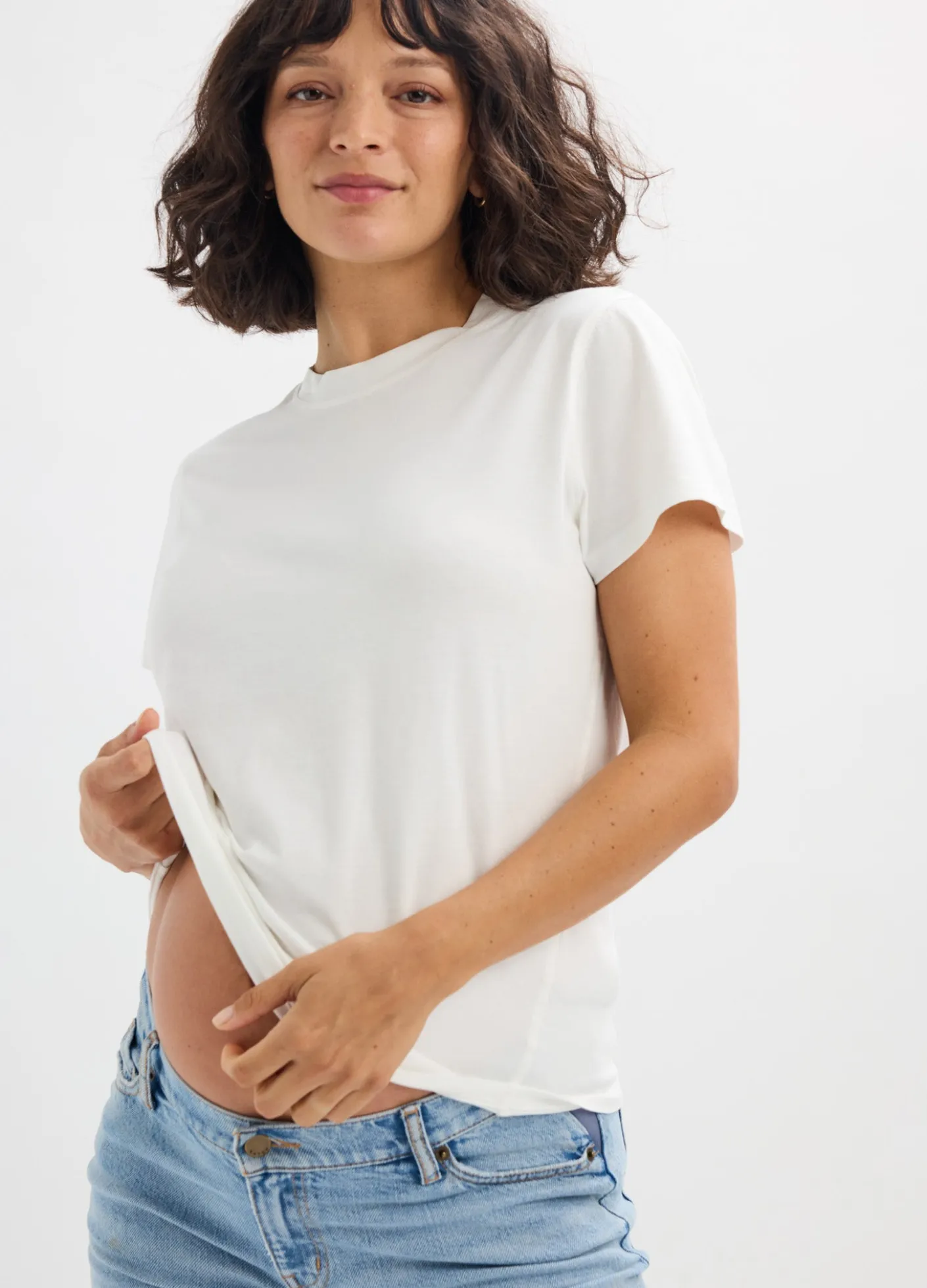 The Washed Cotton Short Sleeve Crew Tshirt